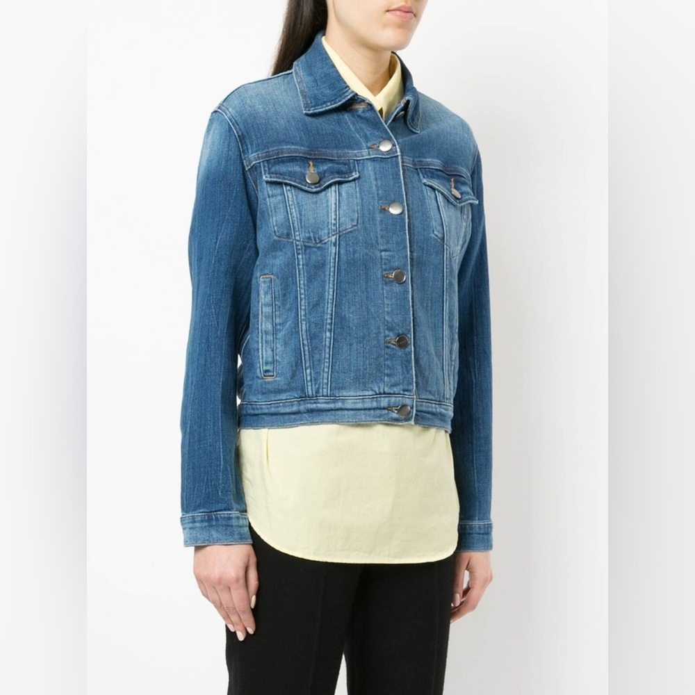 Frame Le Vintage Denim Jacket in Waltham Way - Picture 2 of 12